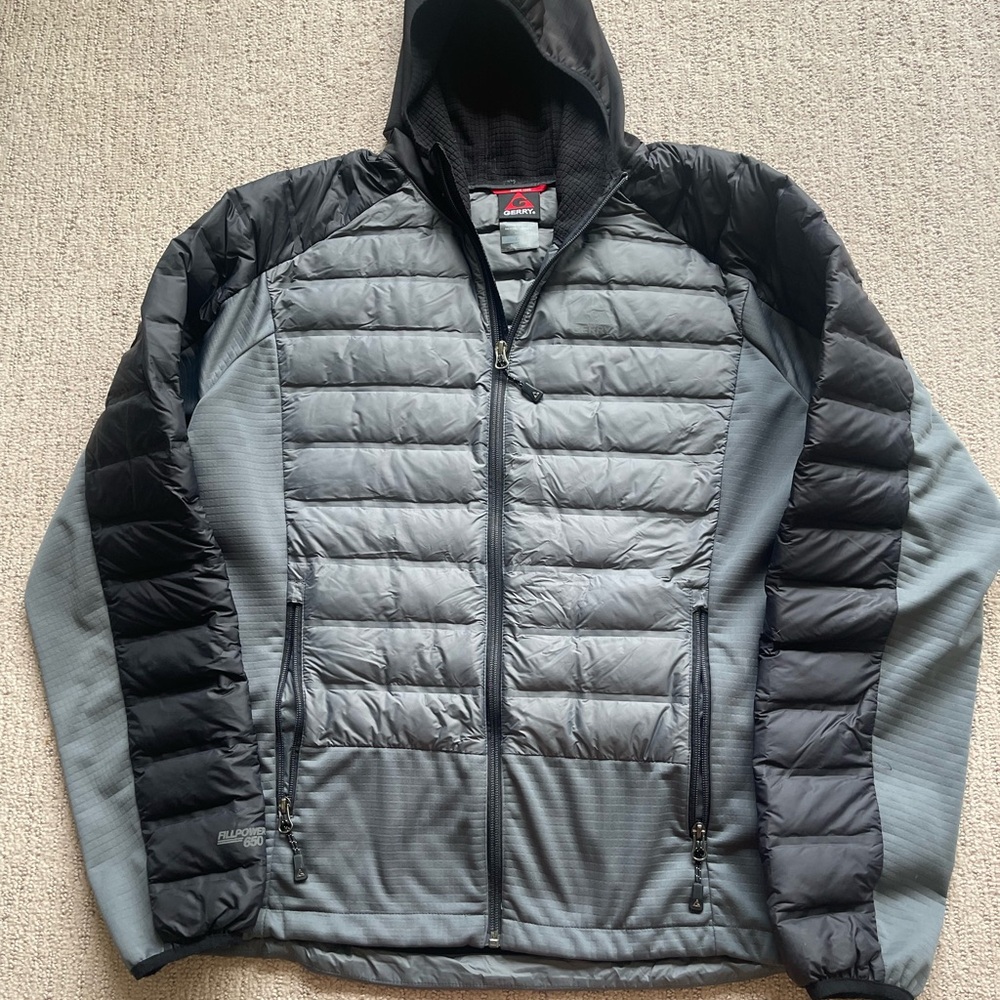 Gerry Weber Black and Gray Puffer Jacket